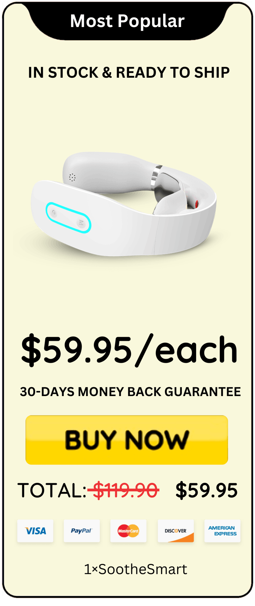 SootheSmart offer price 